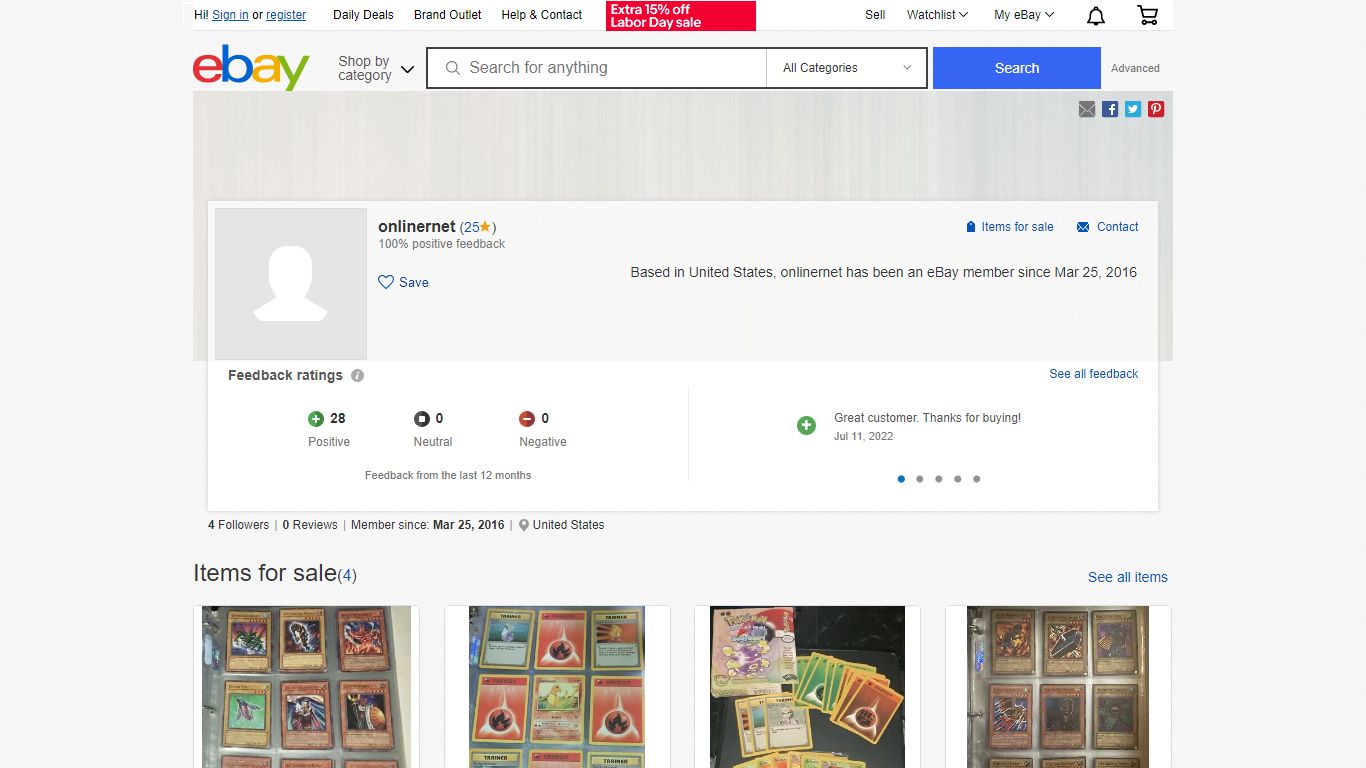 onlinernet on eBay